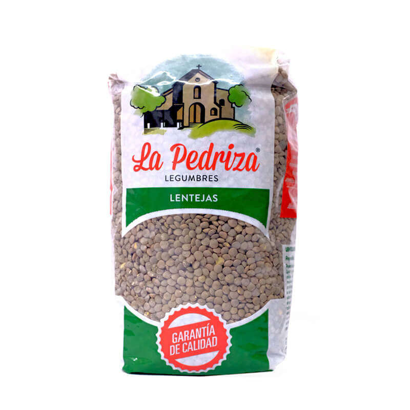 Spanish lentils, Pardina variety, 1kg plastic bag