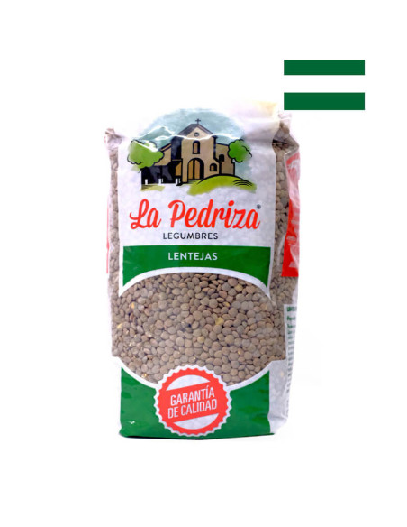 Spanish lentils, Pardina variety, 1kg plastic bag