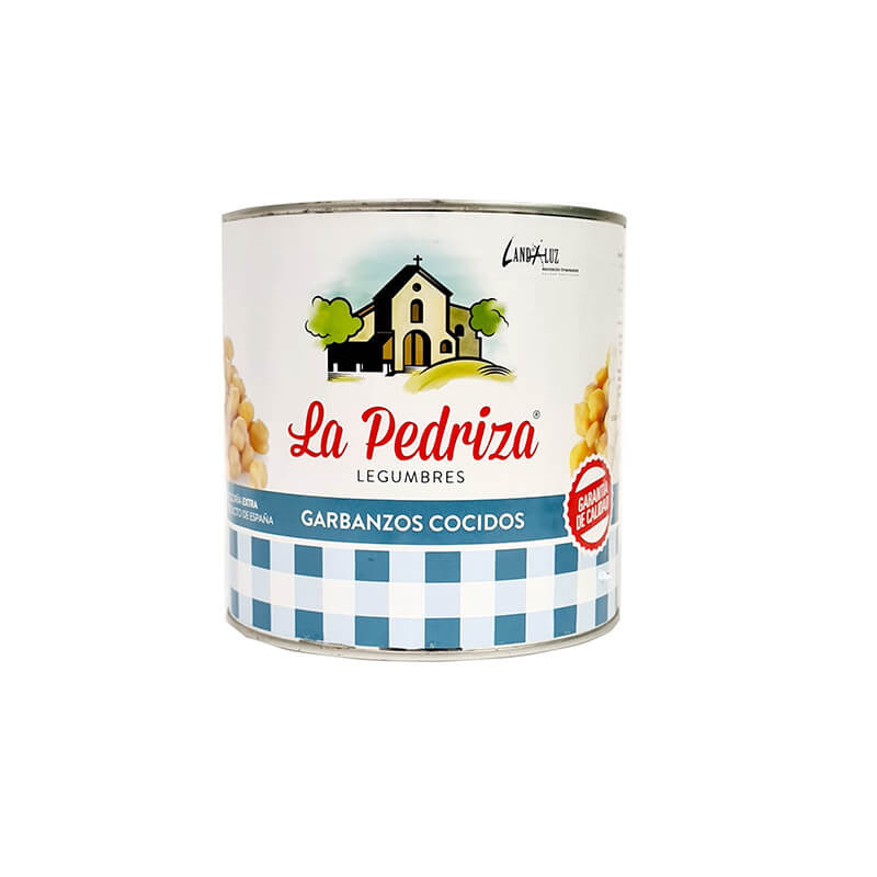 Precooked  Garbanzos, Large Chick Peas, 2.5Kg Catering Size Tin