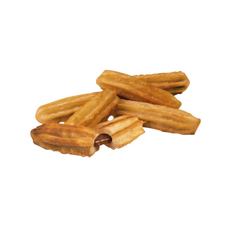 Churro filled with Cacao, long thin pastry filled with chocolate, 1kg