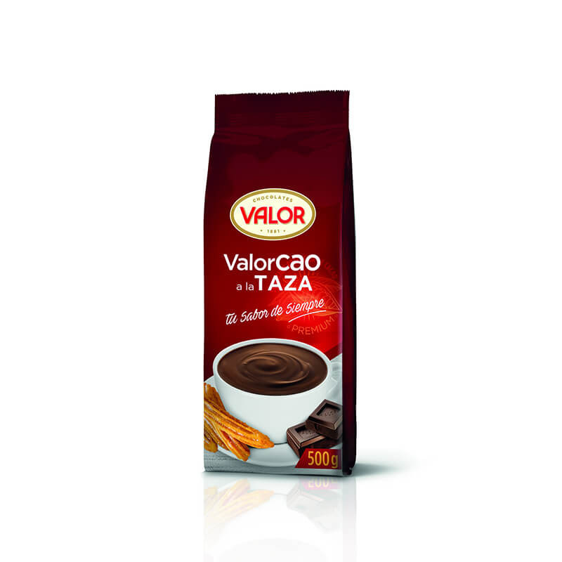 Valor Cao Powder, hot chocolate, 500g