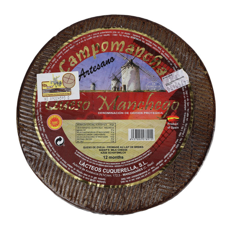 Reserva Manchego Cheese, D.O.P., 3kg