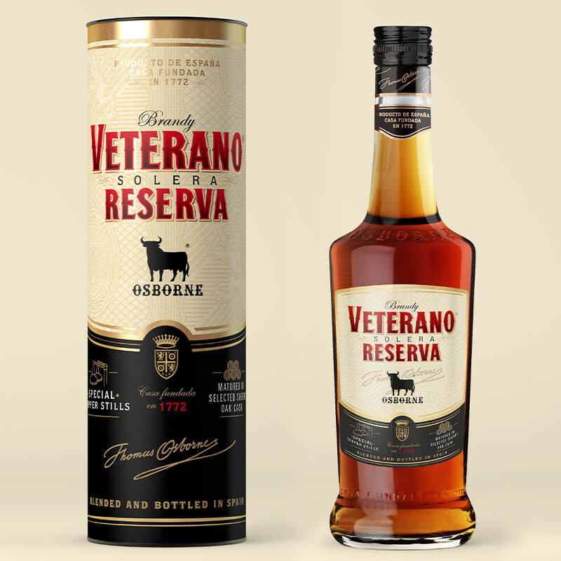 Osborne Solera Reserva Veterano Brandy, 70cl