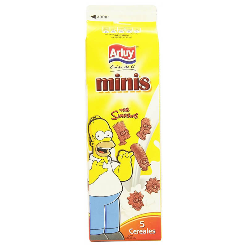 Mini Simpsons cereals
