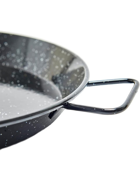 Enamelled Steel Paella Pan, 30cm
