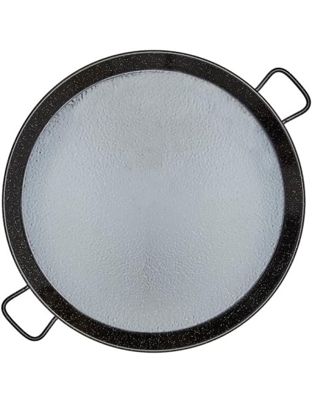 Enamelled Steel Paella Pan, 30cm