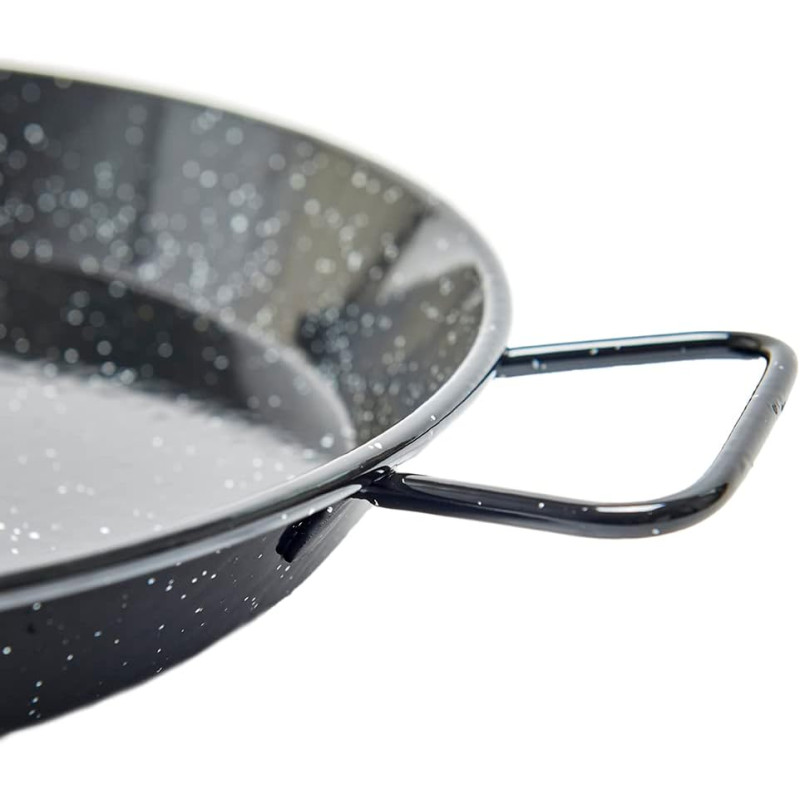 Enamelled Steel Paella Pan, 28cm