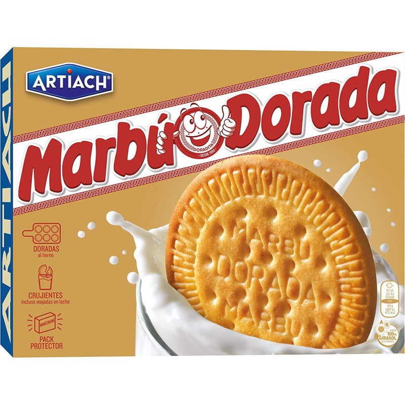 Marbu Dorada Maria Galletas Delicious SPANISH TEA Biscuits 600g - ARTIACH