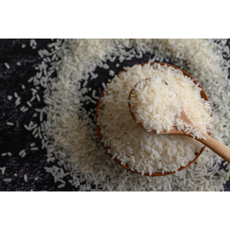 Vaporised White Round Paella Rice, 1kg, plastic bag