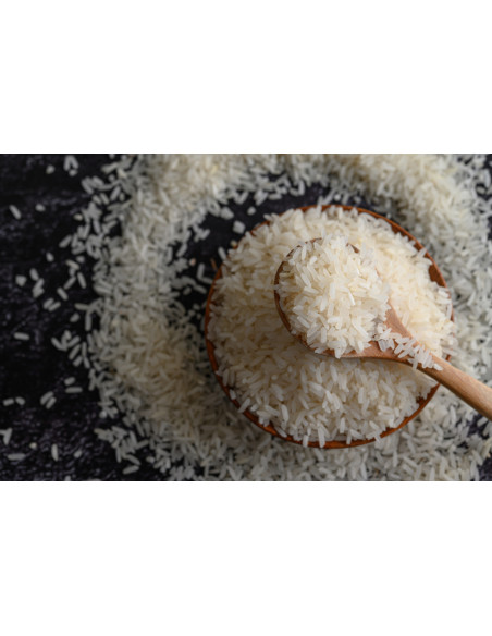 Vaporised White Round Paella Rice, 1kg, plastic bag