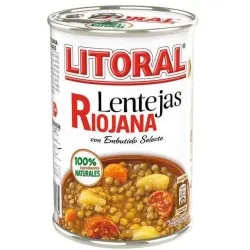 Lentils, lenteja Riojana LITORAL, 425g