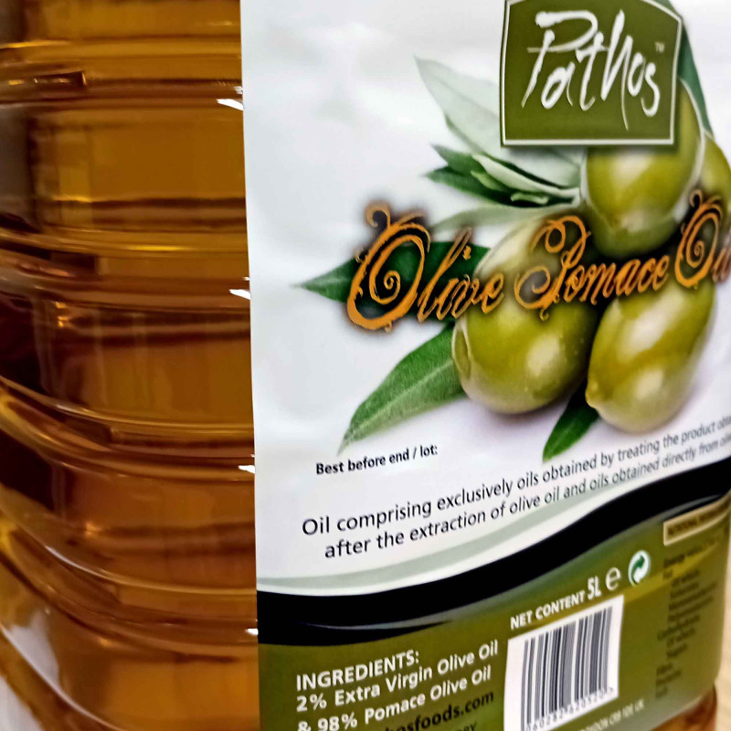 Pathos Spanish Cooking Pomace Olive Oil, 5000ml