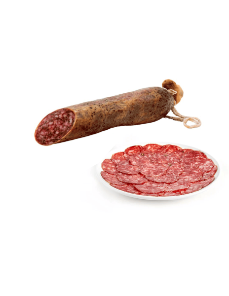 Sliced Iberico Bellota Salchichon plate