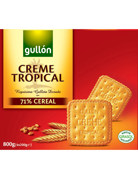 Gullon Creme Tropical Biscuit, 800g