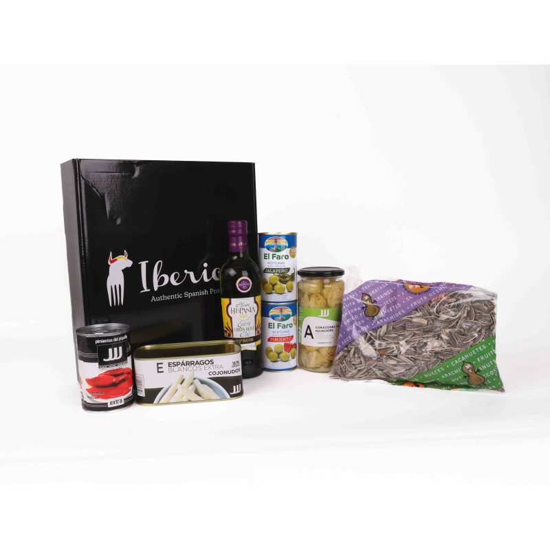 Vegetarian Spanish Food Box – Olives, Artichokes, Asparagus & Extra Virgin Olive Oil