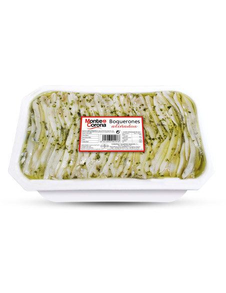 Boquerones, White Anchovies in Olive Oil, Garlic & Parsley, 700g