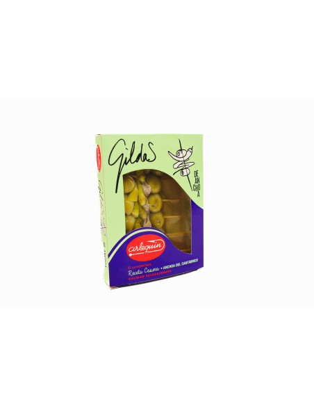 Artisan Cantabrian Anchovy Gildas – 6 Skewers