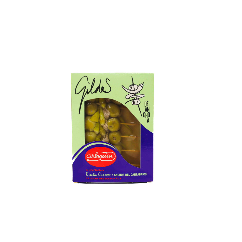 Artisan Cantabrian Anchovy Gildas – 6 Skewers
