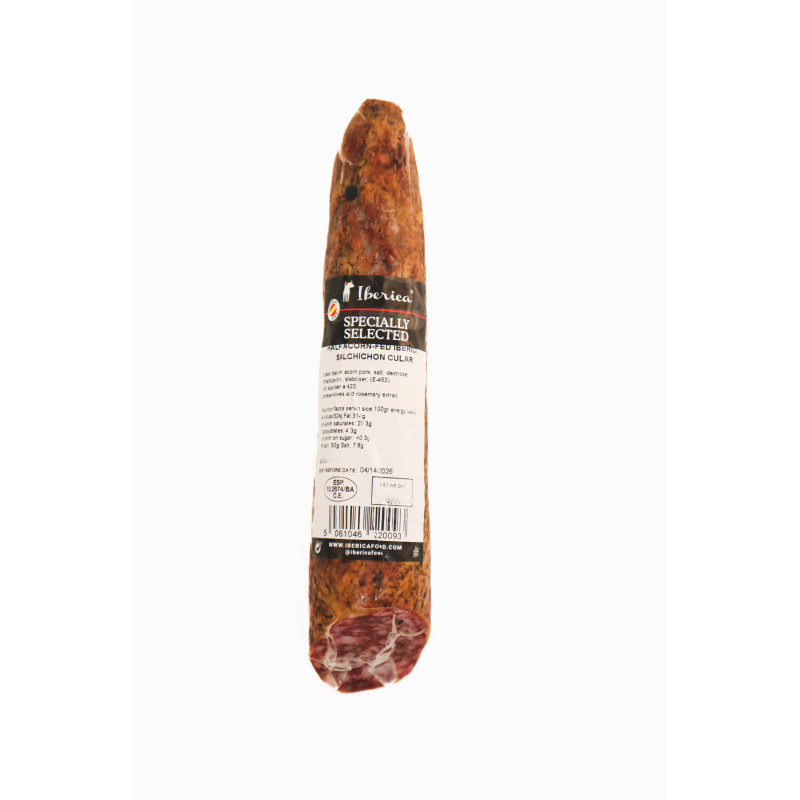 Acorn-fed Iberico Salchichon Cular, 500g