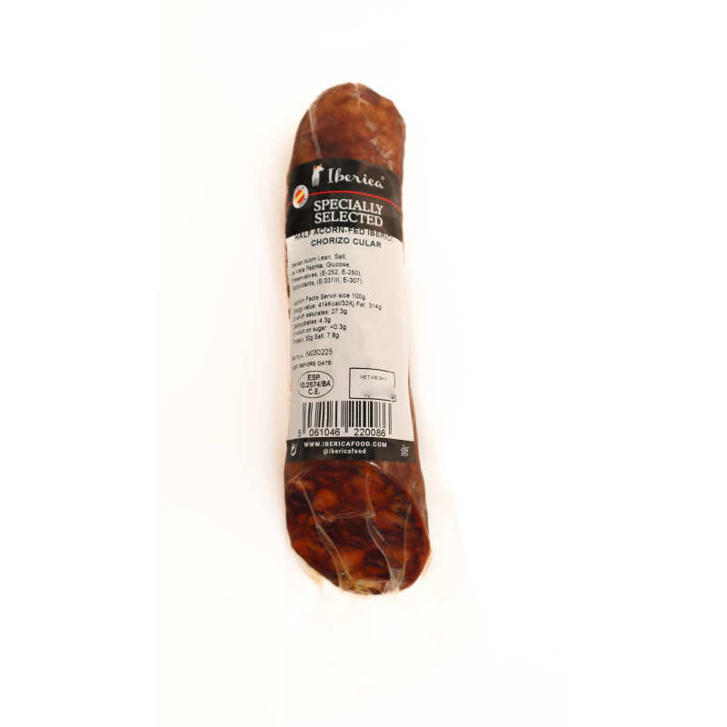 Acorn-fed Iberico Chorizo Cular, 500g Acorn-fed Iberico Chorizo Cular, 500g