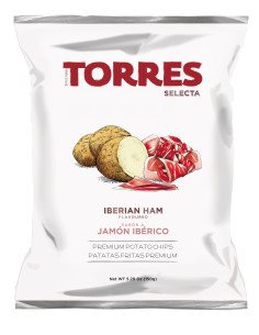 Torres Iberian Ham Crisps, 150g