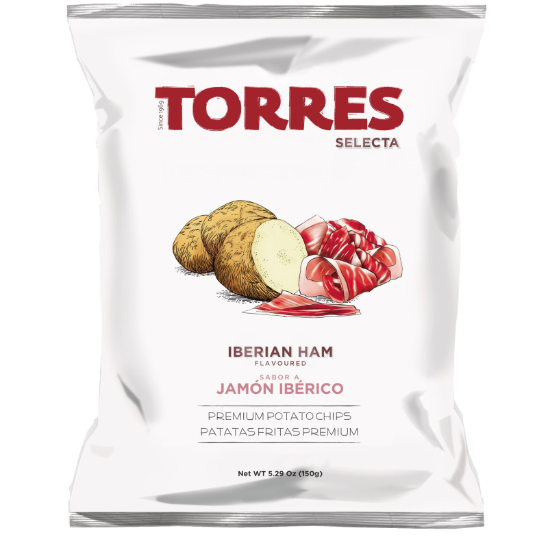 Torres Iberian Ham Crisps, 150g