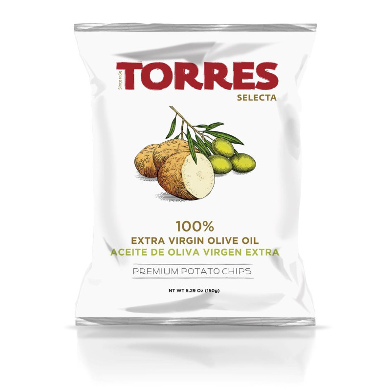 Torres Extra Virgin Olive Oil Crisps, 125g