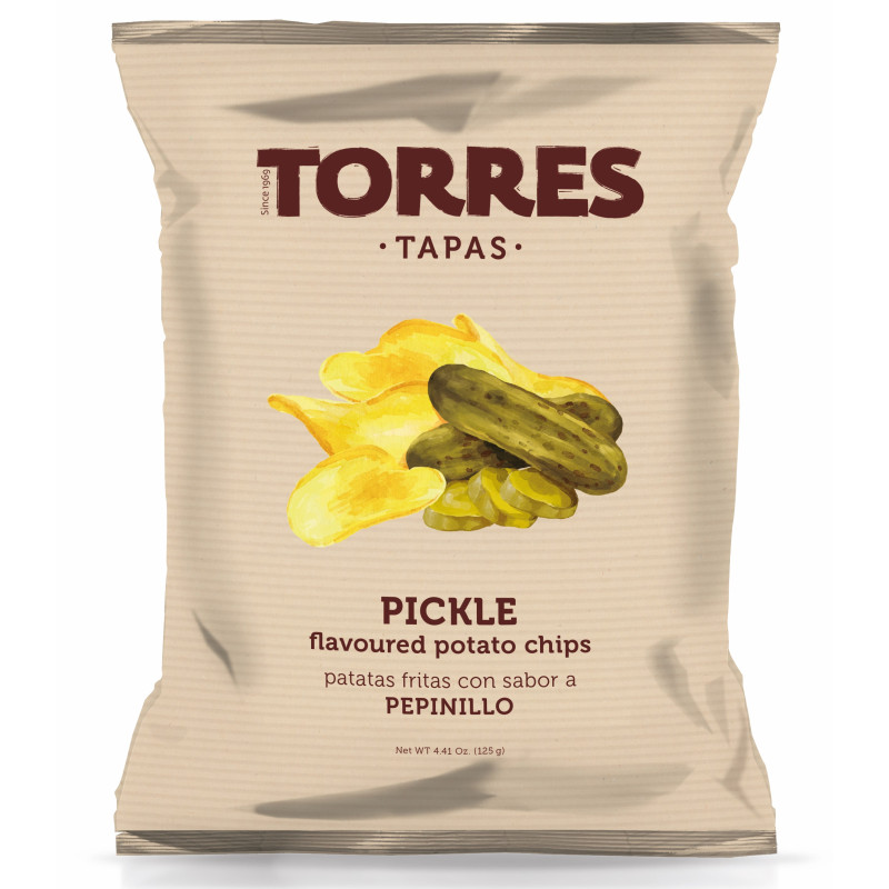 Torres Pickle Flavour Crisps, 125g