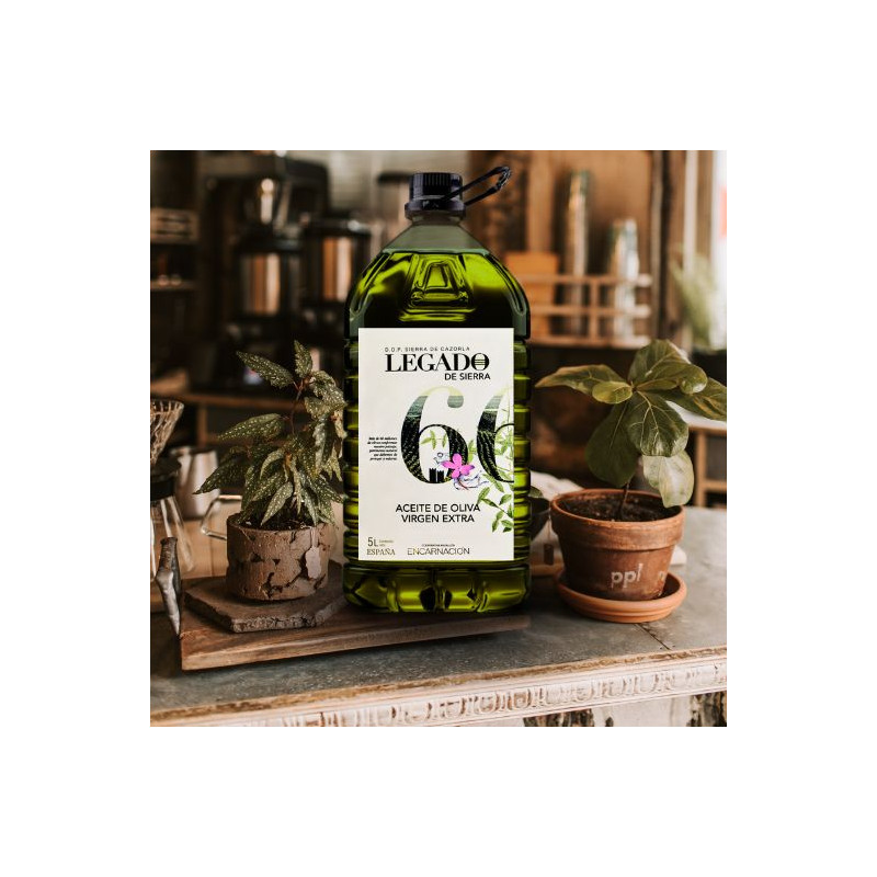 Picual Extra Virgin Olive Oil, Sierra de Cazorla D.O.P., 5000ml