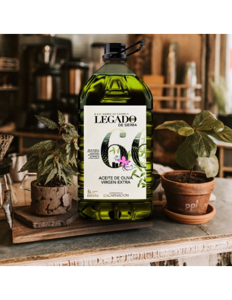 Picual Extra Virgin Olive Oil, Sierra de Cazorla D.O.P., 5000ml