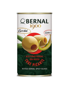 Pitted Gordal Olives Slightly Spicy, 350g