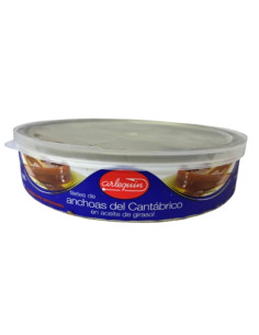 Cantabric Anchovy Fillets in Sunflower Oil, 550g
