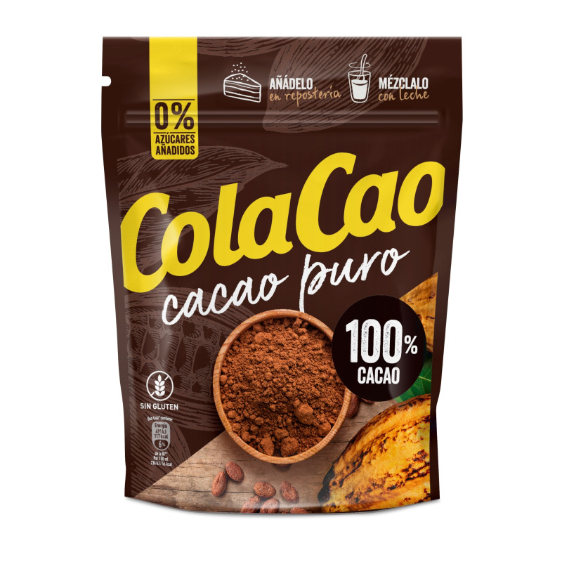 ColaCao Pure, 100% Natural Cocoa Powder 250g