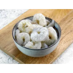 Raw Peeled & Deveined King Prawns,16-20, FROZEN 1KG (700g NET) - Frozen Seafood - Buy Online - Iberica Spanish Food
