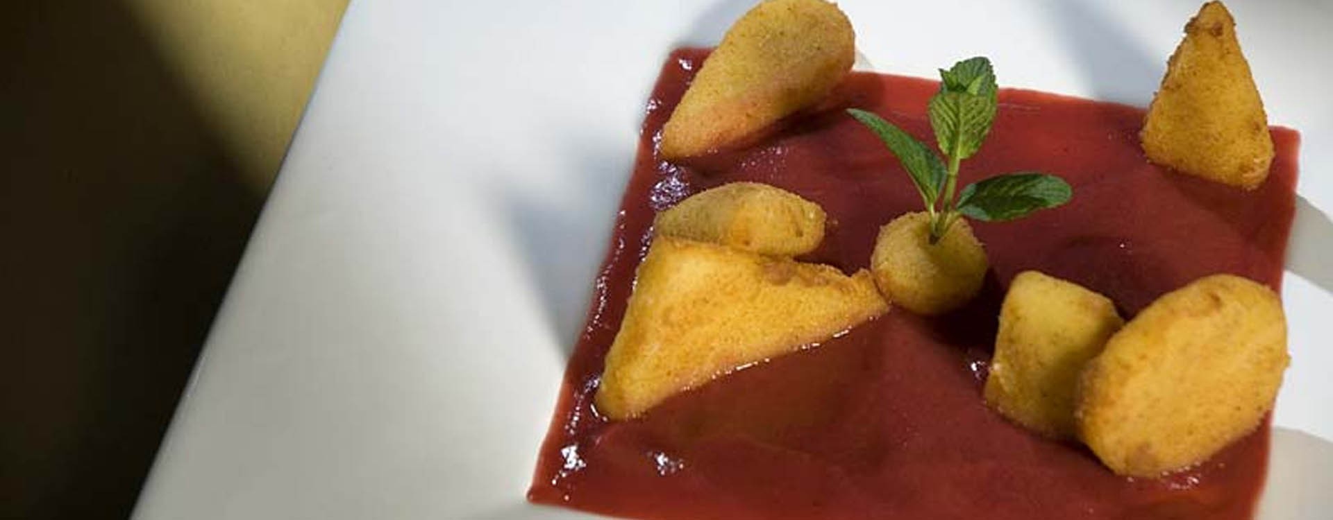 Fried Manchego Cheese with Raspberry Jam