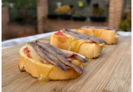 Tomato Toast topped with Mahón & Anchovies (A Tapas Classic You’ll Crave)